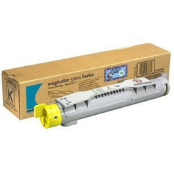 Yellow toner 6500 pages for MINOLTA Magicolor 3300