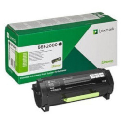 Black toner cartridge 6000 pages for LEXMARK MS 320