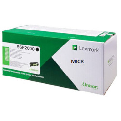 Black toner cartridge MICR 6000 pages for LEXMARK MX 521