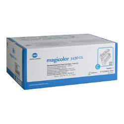 Cyan toner 6000 pages for KONICA Magicolor 5430