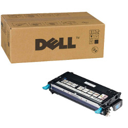 Cartouche toner cyan HC 9000 pages réf H513C pour DELL 3130