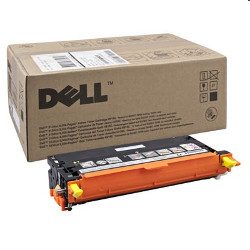 Cartouche toner jaune HC 9000 pages réf H515C pour DELL 3130