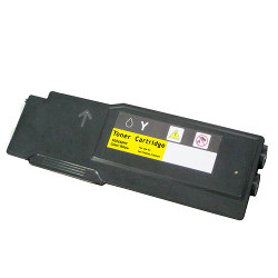 Cartouche toner jaune HC 4000 pages réf 2K1VC pour DELL C 2660