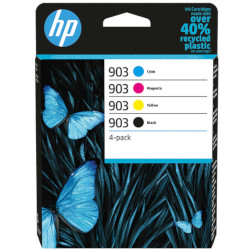 Pack 903 4 couleurs BK 300p CMY 3x315p pour HP Officejet Pro 6970