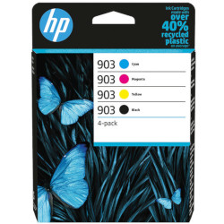 Pack 903 4 couleurs BK 300p CMY 3x315p pour HP Officejet 6950