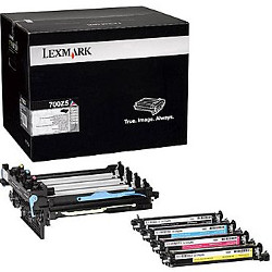 Kit unité image noir et couleur 700Z5 CMYK 40.000 pages pour LEXMARK CX 410
