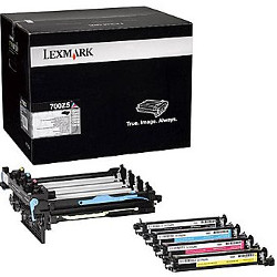 Kit unité image noir et couleur 700Z5 CMYK 40.000 pages pour LEXMARK CS 310