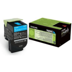 Cartouche toner cyan THC 4000 pages pour LEXMARK CS 510