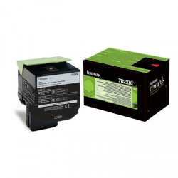 Cartouche toner noir THC 8000 pages pour LEXMARK CS 510