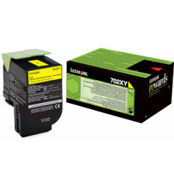 Cartouche toner jaune THC 4000 pages pour LEXMARK CS 510