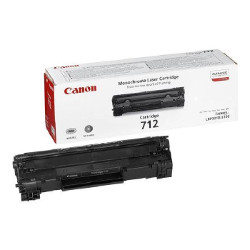 Black toner cartridge CRG712 1500 pages n°712 1870B002 for CANON LBP 3100