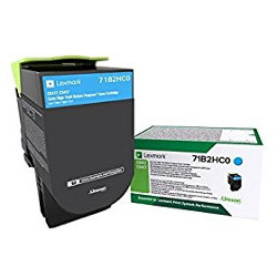 Cartouche toner cyan HC 3500 pages pour LEXMARK CS 417