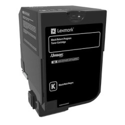 Black toner cartridge 3000 pages for LEXMARK CX 725