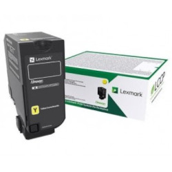 Cartouche toner jaune 3000 pages pour LEXMARK CS 725