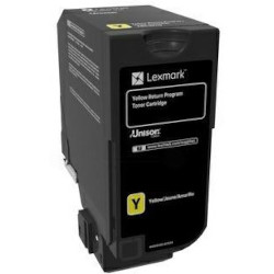 Cartouche toner jaune 7000 pages pour LEXMARK CS 720