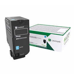 Toner cartridge cyan 10.000 pages for LEXMARK CS 727