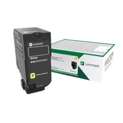 Toner cartridge yellow 10.000 pages for LEXMARK CX 727