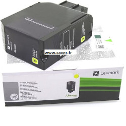 Toner cartridge yellow 5000 pages for LEXMARK CX 622