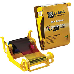 Ribbon colors 280 printings YMCKO avec vernis ZXP 3 for ZEBRA ZXP 3