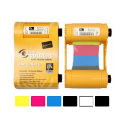 Ruban couleur recto et verso noir 165 cartes pour ZEBRA ZXP 3