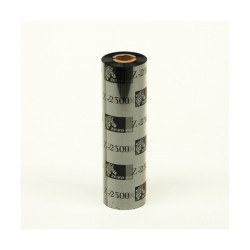 Carton de 12 ribbons qualité 2300 thermal transfer, black en cire 33mmx74m for ZEBRA TLP 2824