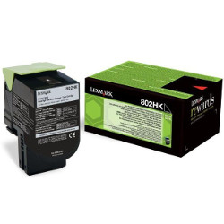 Cartouche toner noir HC 802HK 4000 pages pour LEXMARK CX 410