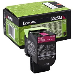 Toner cartridge magenta 2000 pages 80C2SME for LEXMARK CX 310