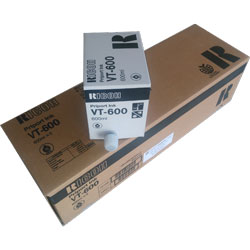 Pack of 5 inks black 5 x 600cc VT-600 for RICOH VT 600