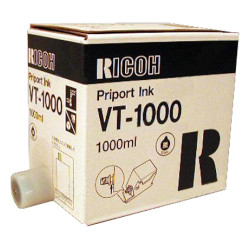 Pack de 5 encres noir 5x 1000cc  pour RICOH VT 3800