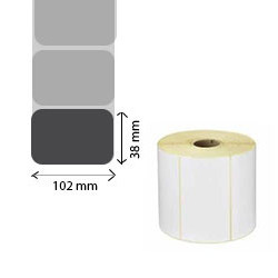 12 rolls d'etiquettes thermique economique 102x38mm 1790eti/rolls for ZEBRA LP 2844