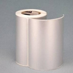 10 bobines d'etiquettes brillant argent polyester 51x25mm 5180etiq/bobine pour ZEBRA 170PAX4