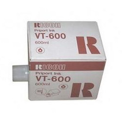 Pack de 5 encres rouge 5 x 600cc pour GESTETNER 5230