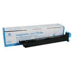 Cyan toner 12000 pages for KONICA Magicolor 7450