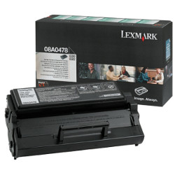 Cartouche toner noir 6000 pages  pour IBM-LEXMARK E 322