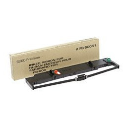 Black nylon ribbon FB60051 for SEIKO FB 600