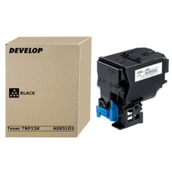 Black toner cartridge 6000 pages TNP22K for DEVELOP inéo +35