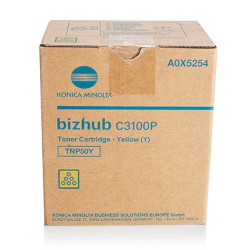Toner cartridge yellow 6000 pages TNP50Y for KONICA MINOLTA Bizhub C 3100