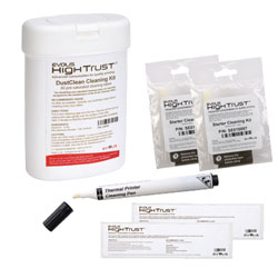 Kit de nettoyage 2 cartes adhesives, 2 cartes T pré saturées, 1 stylo nettoyant et 60 lingettes pour EVOLIS Primacy