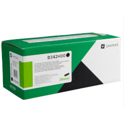 Black toner cartridge HC 3000 pages for LEXMARK B 3442