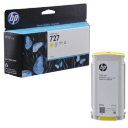 Cartouche N°727 d'encre jaune 130ml pour HP Designjet T 1500