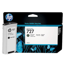 Cartridge N°727 d'ink black mat 130ml for HP Designjet T 1530