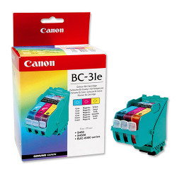 Tête BC31 et 3 cartouches couleur pour CANON BJC 6000