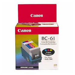 Tête et cartouche 3 couleurs C/M/Y 2000 pages réf 0918A008 pour CANON BJC 7100