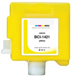 Encre UV jaune 330ml réf 8370A001 pour CANON BJ W 8200