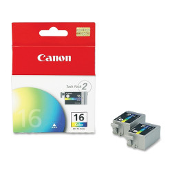 Pack of 2 cartridges 3 colors 75 pages réf 9818A for CANON Selphy DS 810