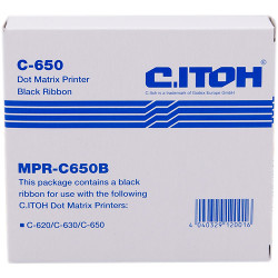 Black nylon ribbon for C-ITOH C 620