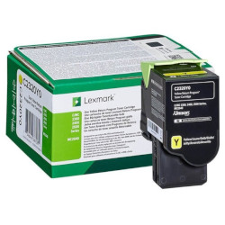 Cartouche toner jaune 1000 pages pour LEXMARK C 2325