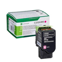 Cartouche toner magenta 2300 pages pour LEXMARK C 2425