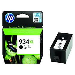 Cartouche N°934XL jet d'encre noir HP 1000 pages pour HP Officejet Pro 6800