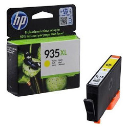 Cartouche N°935XL jet d'encre jaune HC 825 pages pour HP Officejet Pro 6822